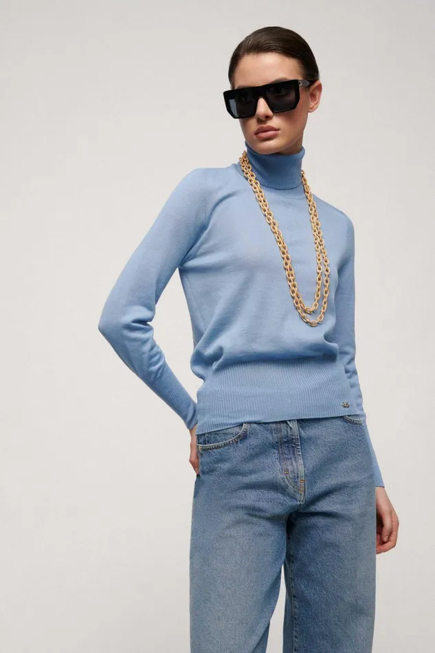 Luisa Spagnoli Knitwear Women Manos Light Blue