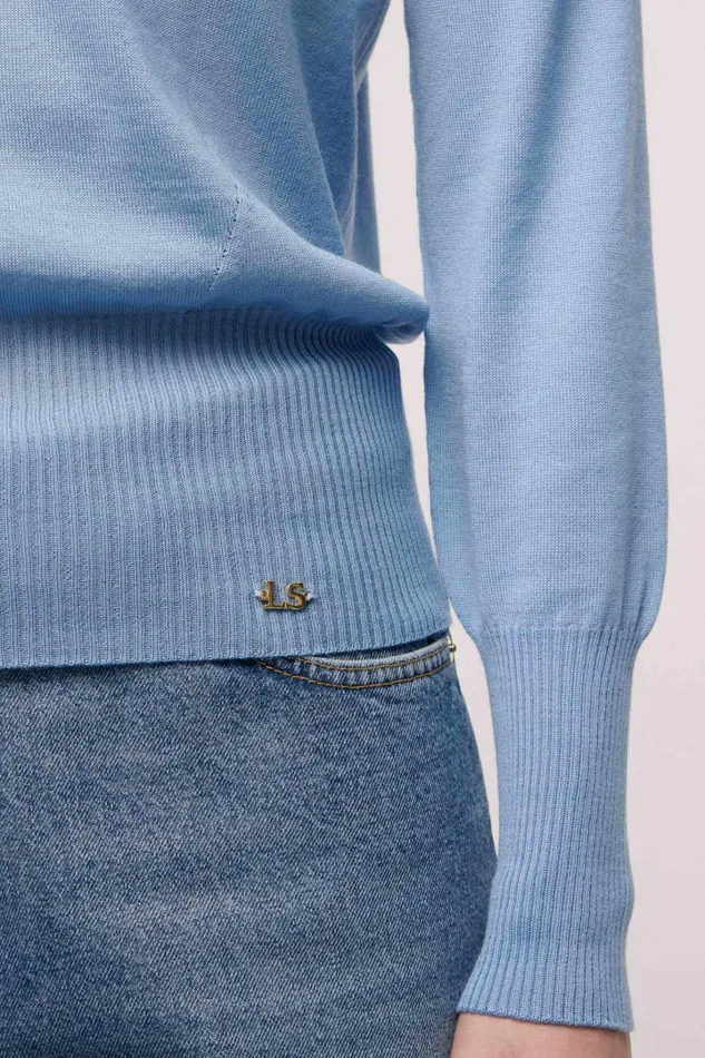 Luisa Spagnoli Knitwear Women Manos Light Blue Luisa Spagnoli Knitwear Women Manos Light Blue