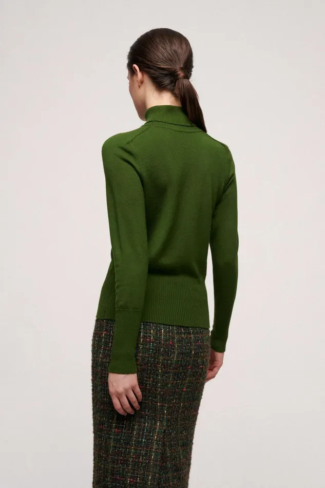 Luisa Spagnoli Knitwear Women Manos Military Green Luisa Spagnoli Knitwear Women Manos Military Green