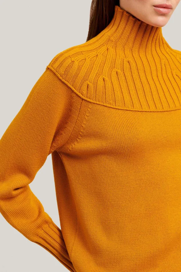 Luisa Spagnoli Knitwear Women Mellon Mustard Luisa Spagnoli Knitwear Women Mellon Mustard