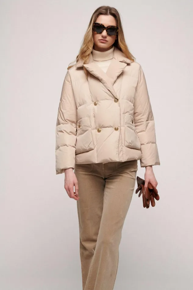 Luisa Spagnoli Outerwear Women Saccente Beige