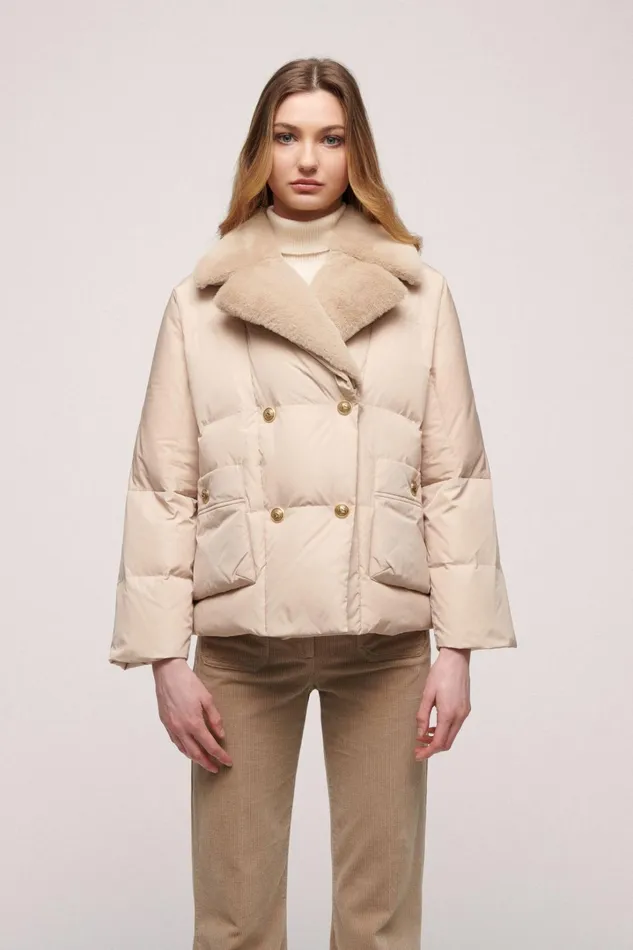 Luisa Spagnoli Outerwear Women Saccente Beige Luisa Spagnoli Outerwear Women Saccente Beige