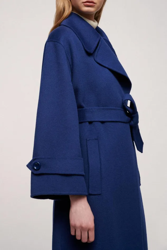 Luisa Spagnoli Outerwear Women Sballo Bluette Luisa Spagnoli Outerwear Women Sballo Bluette