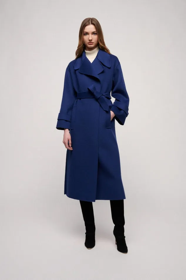 Luisa Spagnoli Outerwear Women Sballo Bluette Luisa Spagnoli Outerwear Women Sballo Bluette