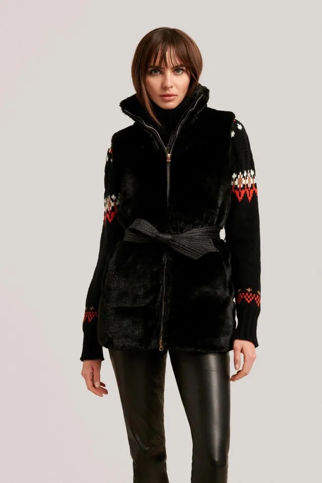 Luisa Spagnoli Outerwear Women Sincerita Black