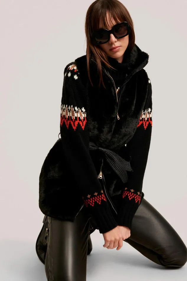 Luisa Spagnoli Outerwear Women Sincerita Black Luisa Spagnoli Outerwear Women Sincerita Black
