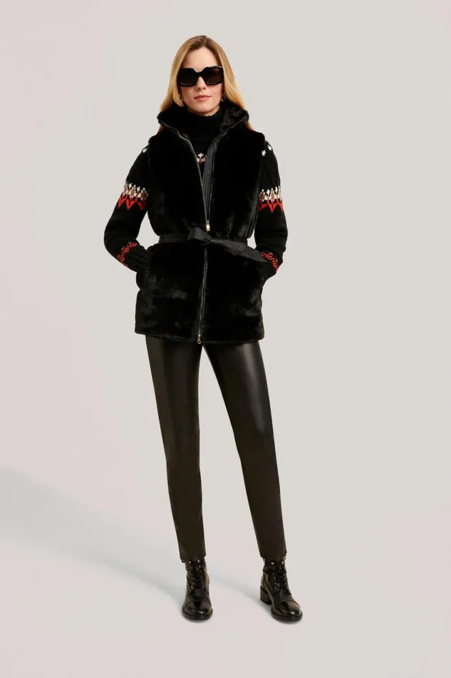 Luisa Spagnoli Outerwear Women Sincerita Black Luisa Spagnoli Outerwear Women Sincerita Black
