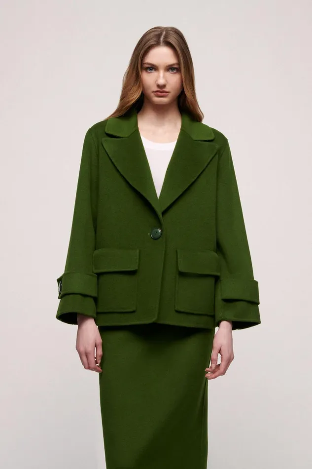 Luisa Spagnoli Outerwear Women Stamane Military Green
