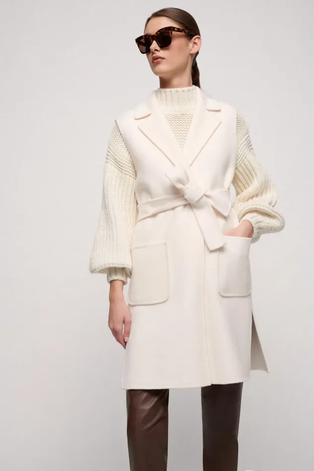 Luisa Spagnoli Outerwear Women Sula Cream
