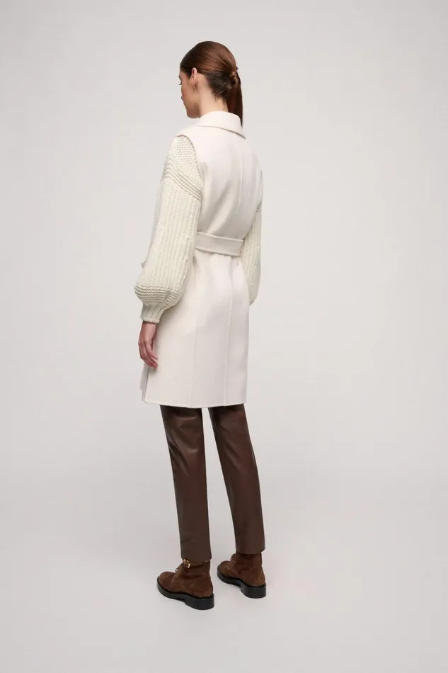 Luisa Spagnoli Outerwear Women Sula Cream Luisa Spagnoli Outerwear Women Sula Cream