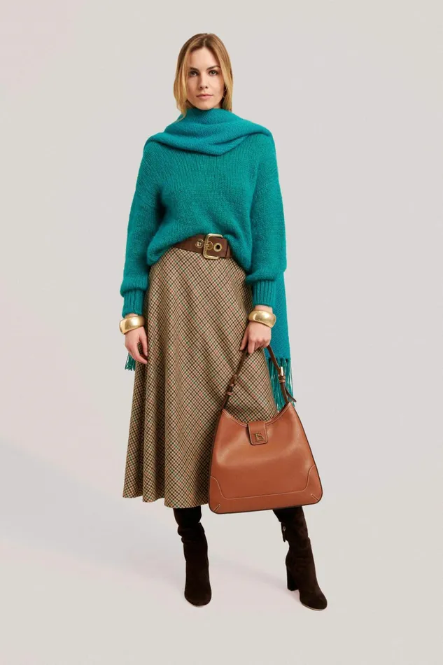 Luisa Spagnoli Scarves And Foulards Women Convivio Turquoise Luisa Spagnoli Scarves And Foulards Women Convivio Turquoise