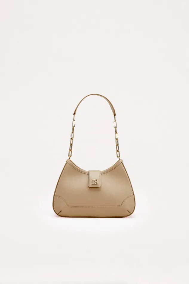 Luisa Spagnoli Shoulder Bags Women Ibabycapri Mud Browngold