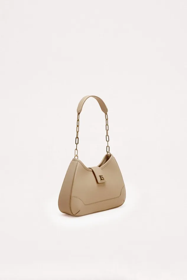 Luisa Spagnoli Shoulder Bags Women Ibabycapri Mud Browngold Luisa Spagnoli Shoulder Bags Women Ibabycapri Mud Browngold