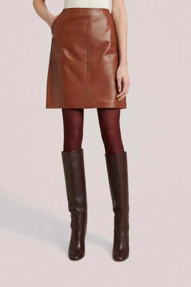 Luisa Spagnoli Skirts Women Felce Cognac