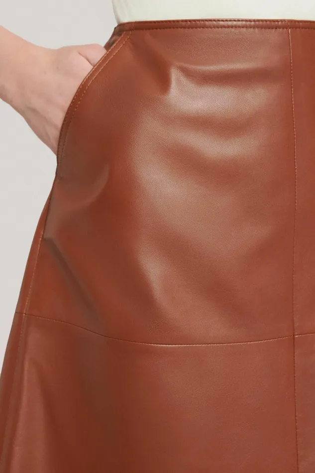Luisa Spagnoli Skirts Women Felce Cognac Luisa Spagnoli Skirts Women Felce Cognac