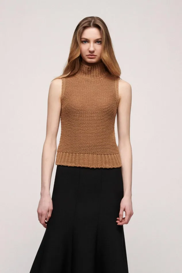 Luisa Spagnoli Tops And TShirts Women California Camel