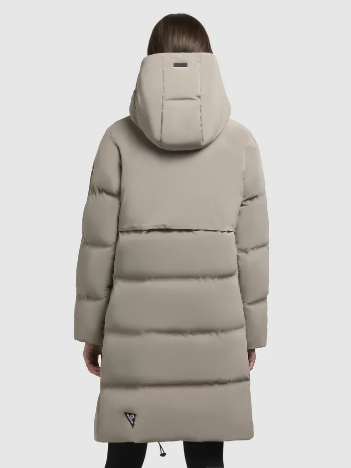 Mantel LONI Graubeige Graubeige Women Quilted Coats KHUJO