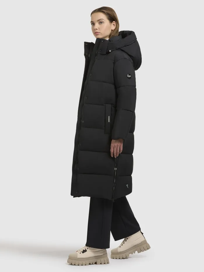 Mantel RACHEL MATT Schwarz Schwarz Women Puffer Coats KHUJO