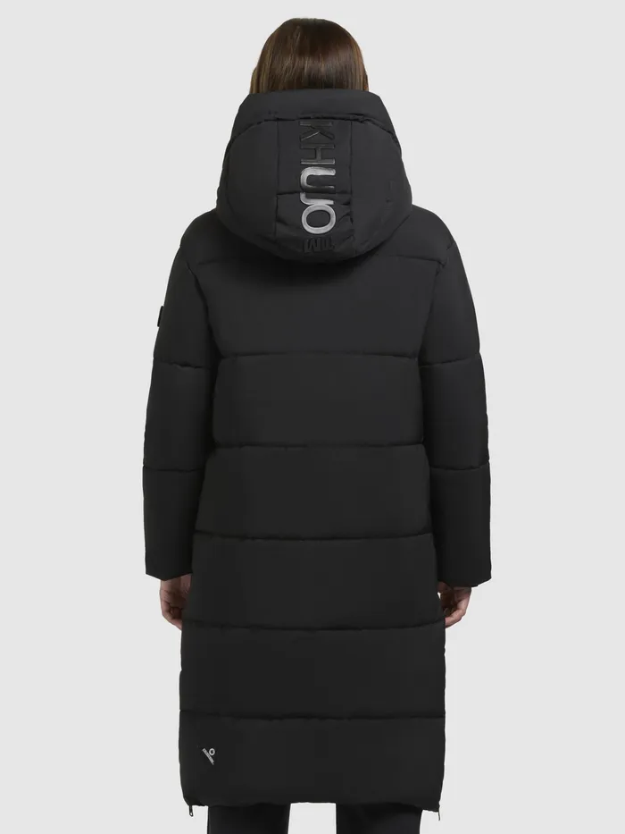 Mantel RACHEL MATT Schwarz Schwarz Women Puffer Coats KHUJO