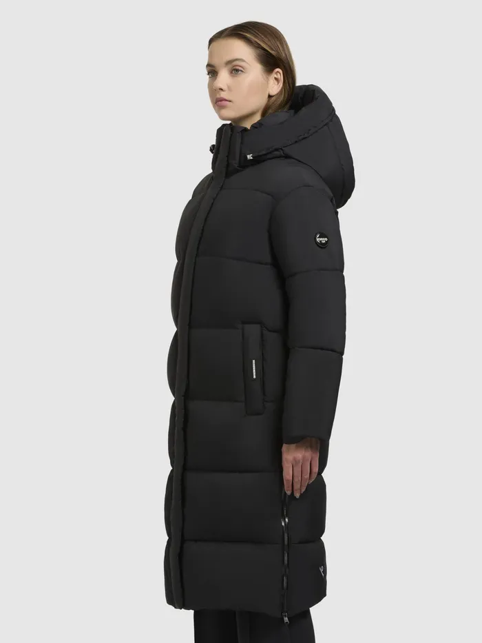 Mantel RACHEL MATT Schwarz Schwarz Women Puffer Coats KHUJO