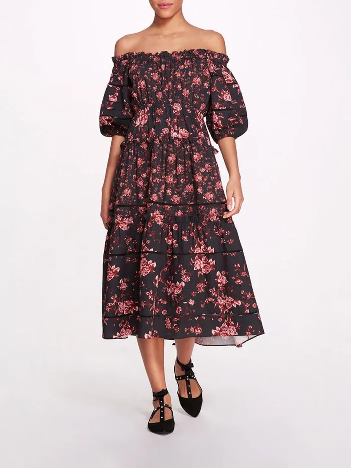 Marchesa Marchesa Rosa Ayana Black Pink 8211 Women