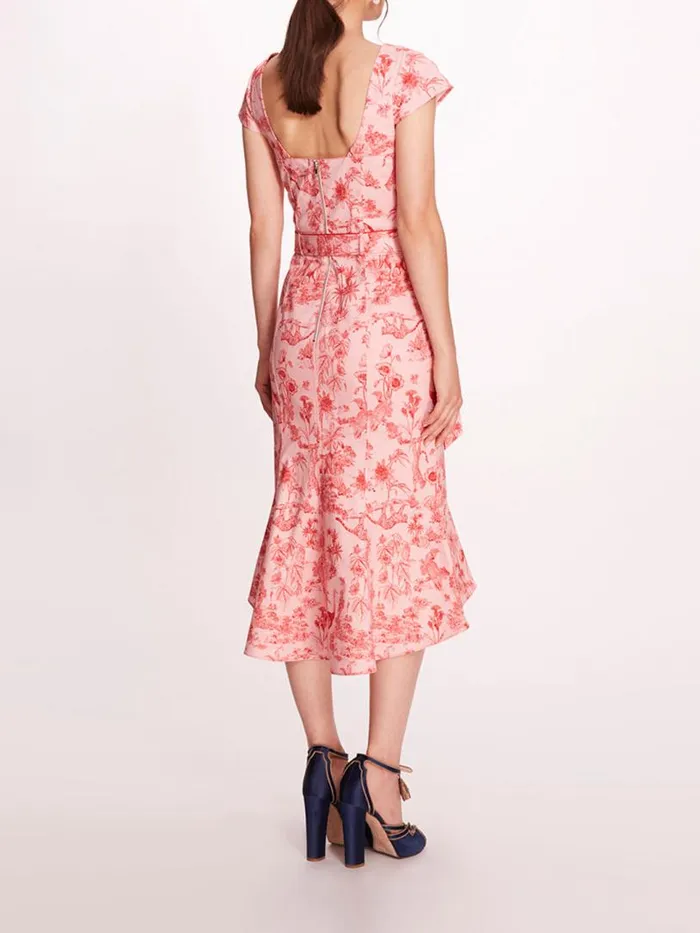 Marchesa Marchesa Rosa Daylily Dress Blushred 8211 Women