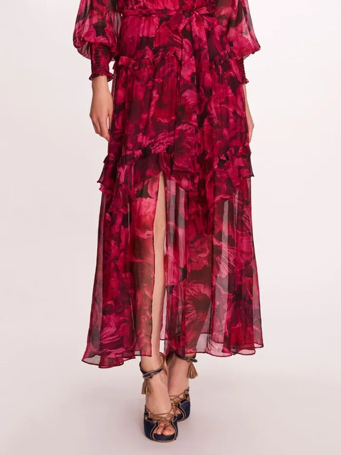 Marchesa Marchesa Rosa Leilani Dress Fuchsia 8211 Women
