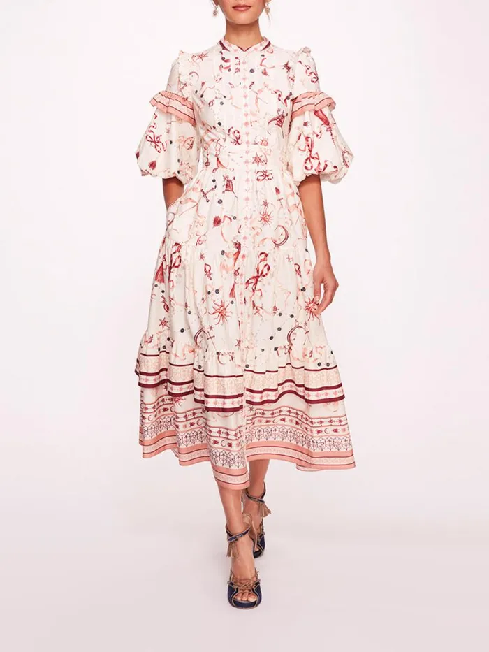 Marchesa Marchesa Rosa Parker Red Multi 8211 Women