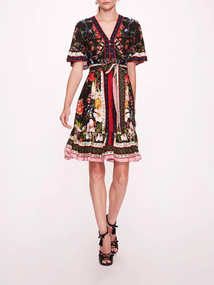 Marchesa Marchesa Rosa Zea Black Multi 8211 Women