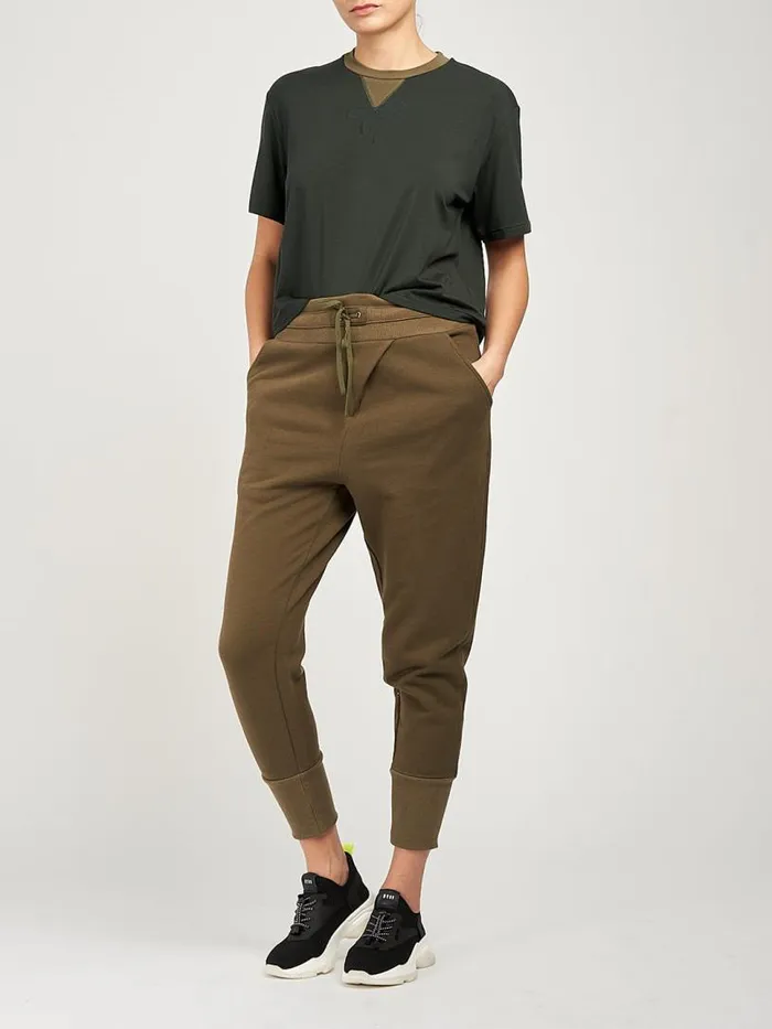 Marchesa Tops Dominique Tee Olive 8211 Women