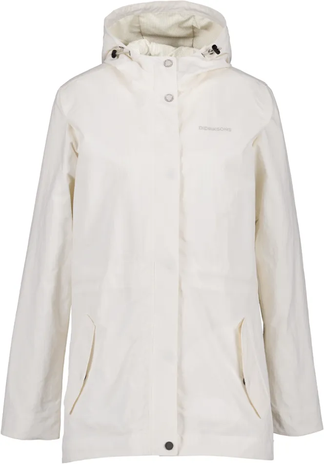 Maria Jacket White Foam Women Didriksons Spring Jackets