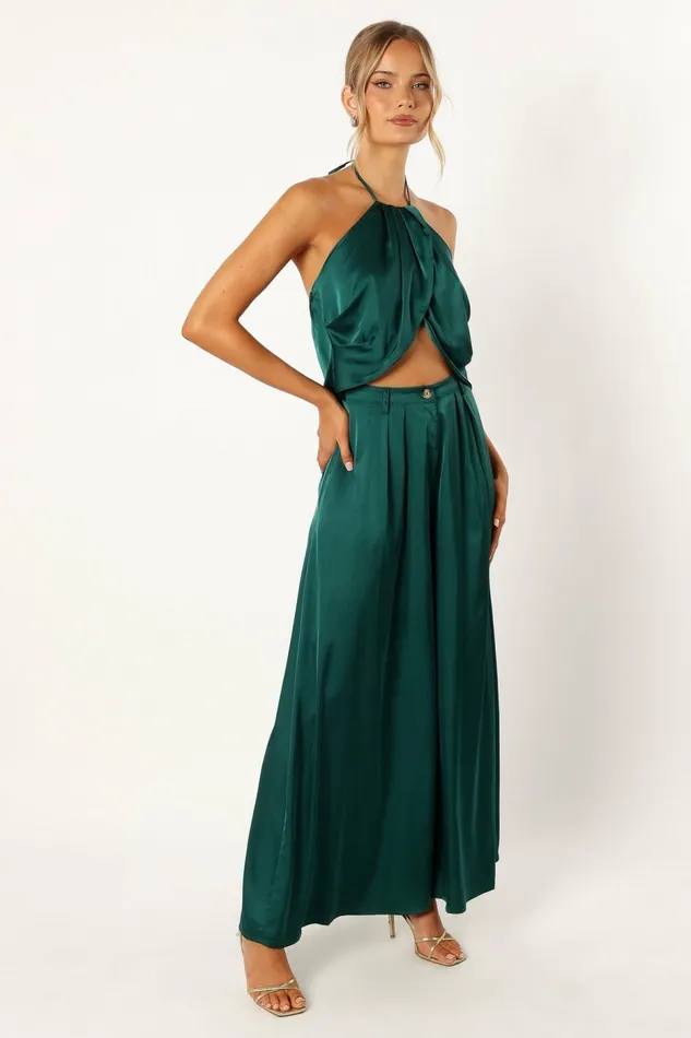 Matching Sets Estelle Pant Set Emerald Petal and Pup Women