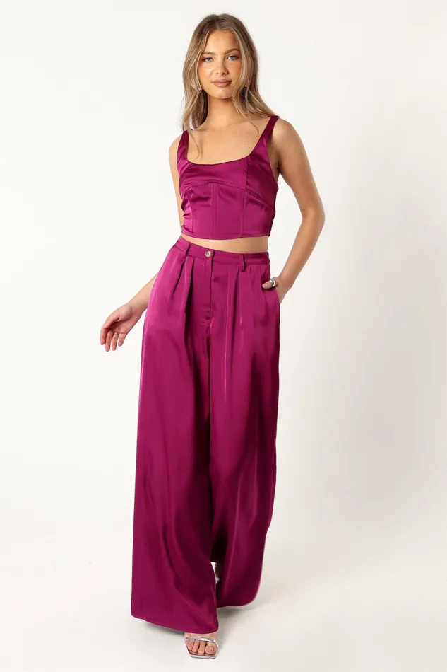 Matching Sets Petal and Pup Women Felix Two Piece Set Magenta