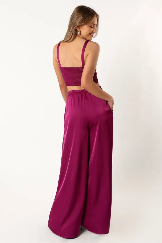 Matching Sets Petal and Pup Women Felix Two Piece Set Magenta