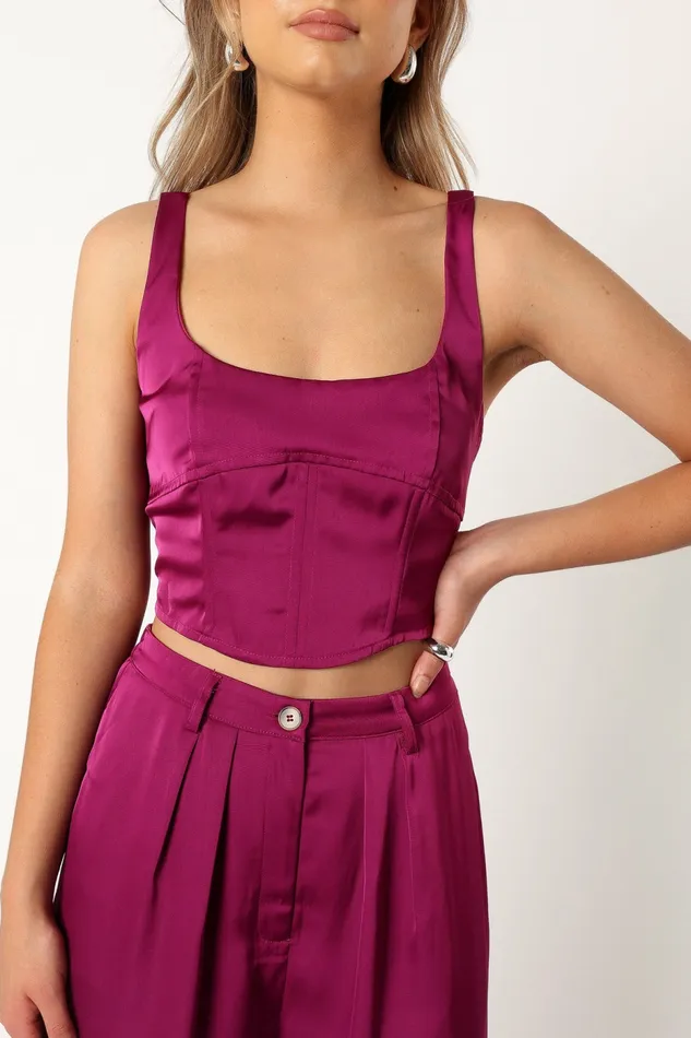 Matching Sets Petal and Pup Women Felix Two Piece Set Magenta