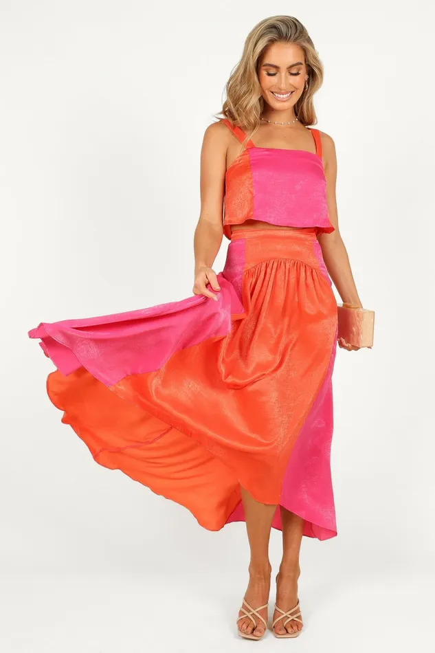 Matching Sets Women Petal and Pup Lula Set Orange