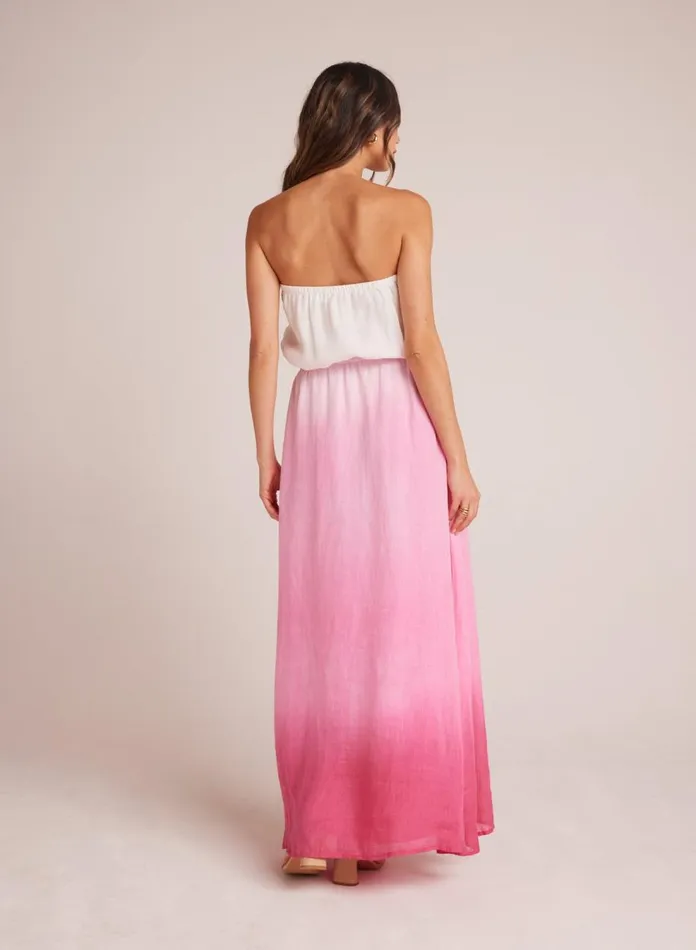 Maxi Dresses Women Bella Dahl Strapless Linen Maxi Dress 8211 Pink Ombre Dye Maxi Dresses Women Bella Dahl Strapless Linen Maxi Dress 8211 Pink Ombre Dye