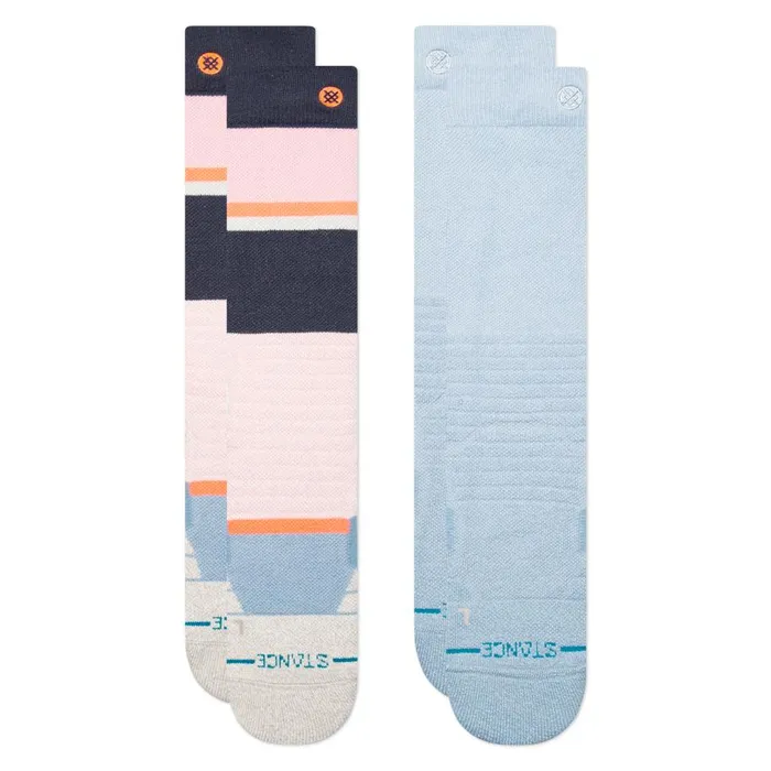 Medium Poly Snow Otc Socks 2 Pack Powdered 8211 Pinkfade Men Stance Over The Calf Medium Poly Snow Otc Socks 2 Pack Powdered 8211 Pinkfade Men Stance Over The Calf