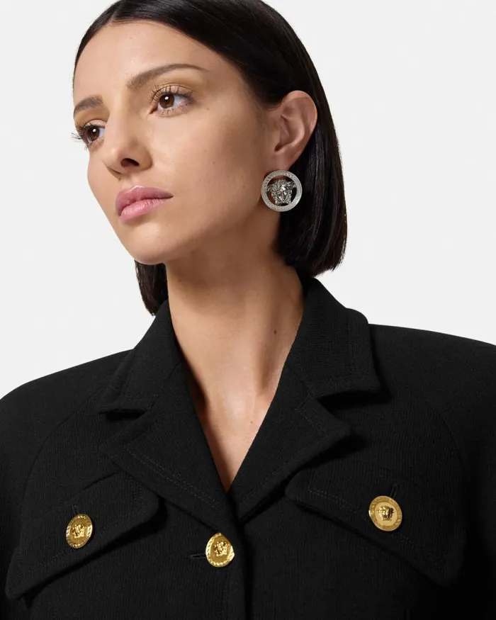 Medusa 03995 Earrings Silver Women Versace Earrings