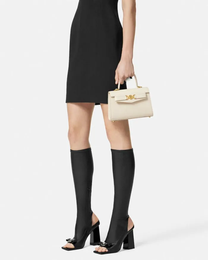 Medusa 03995 Small Handbag Beige Women Versace Top Handle
