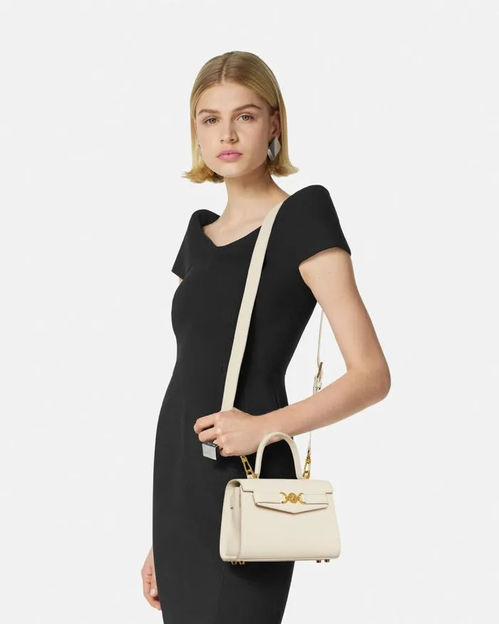 Medusa 03995 Small Handbag Beige Women Versace Top Handle
