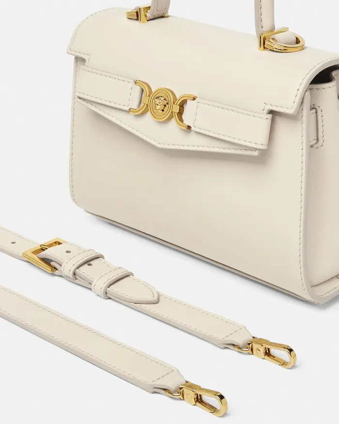 Medusa 03995 Small Handbag Beige Women Versace Top Handle