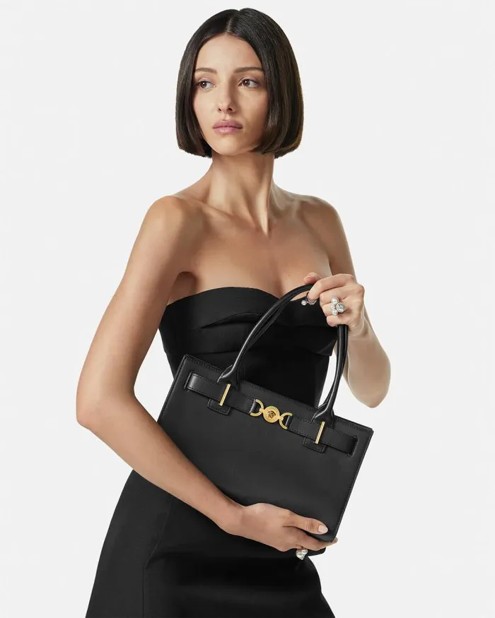 Medusa 03995 Tote Bag Blackgold Women Versace Totes