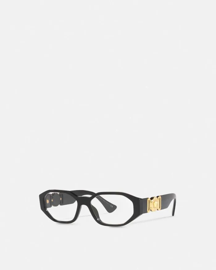 Medusa Biggie Glasses Blackgold Women Versace Eyeglass Frames