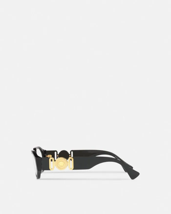 Medusa Biggie Glasses Blackgold Women Versace Eyeglass Frames
