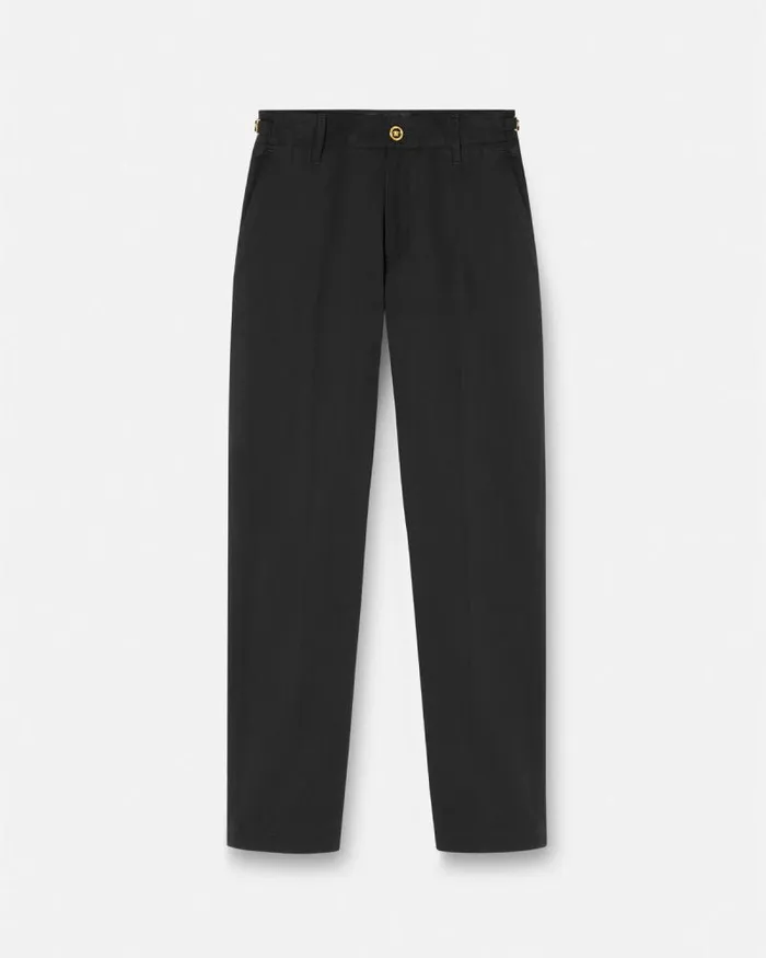 Medusa Biggie StraightFit Pants Black Men Versace Blazers and Suits