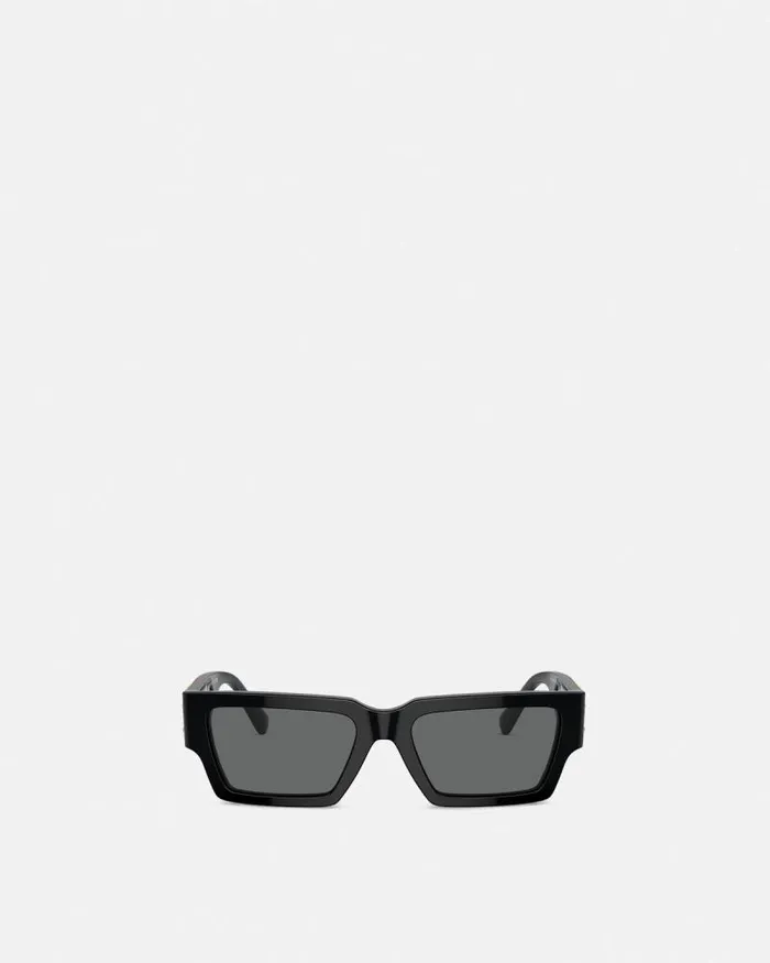 Medusa Deco Sunglasses Blackgold WomenMen Versace Sunglasses