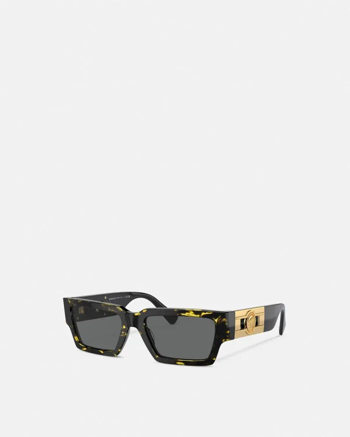 Medusa Deco Sunglasses Havana WomenMen Versace Sunglasses