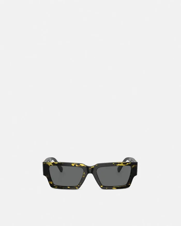 Medusa Deco Sunglasses Havana WomenMen Versace Sunglasses