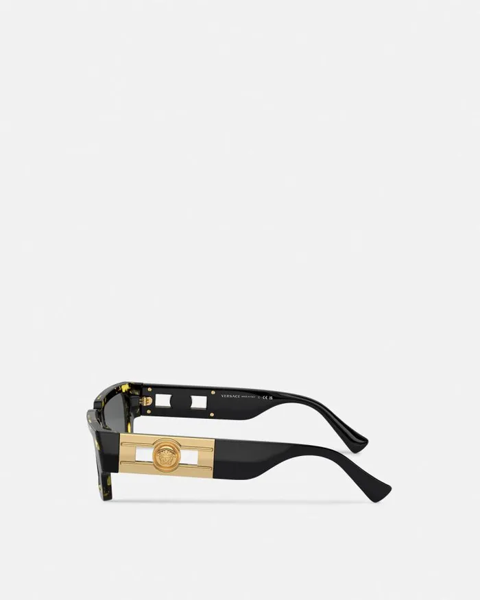 Medusa Deco Sunglasses Havana WomenMen Versace Sunglasses